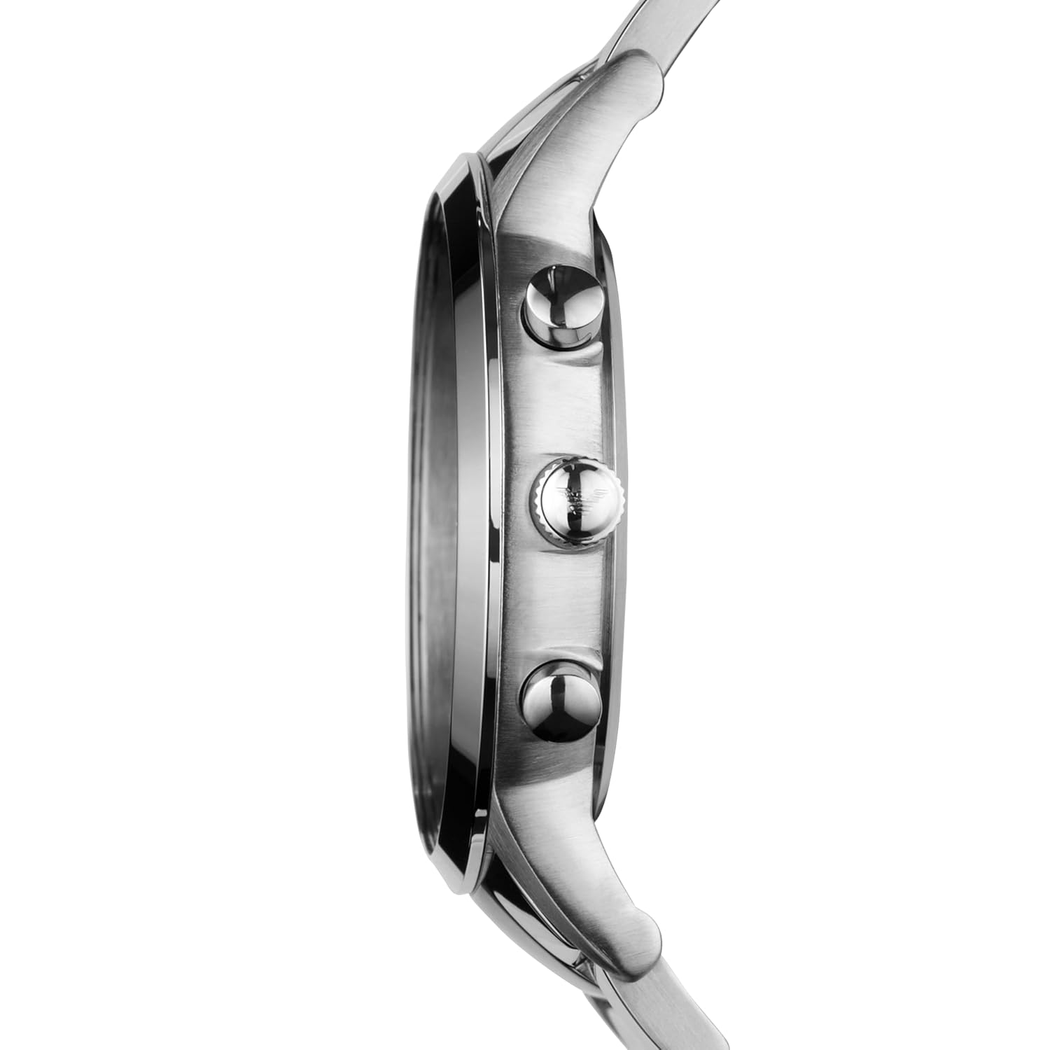 Emporio Armani Renato Men's Analog Watch, Blue Dial, Stainless Steel Band