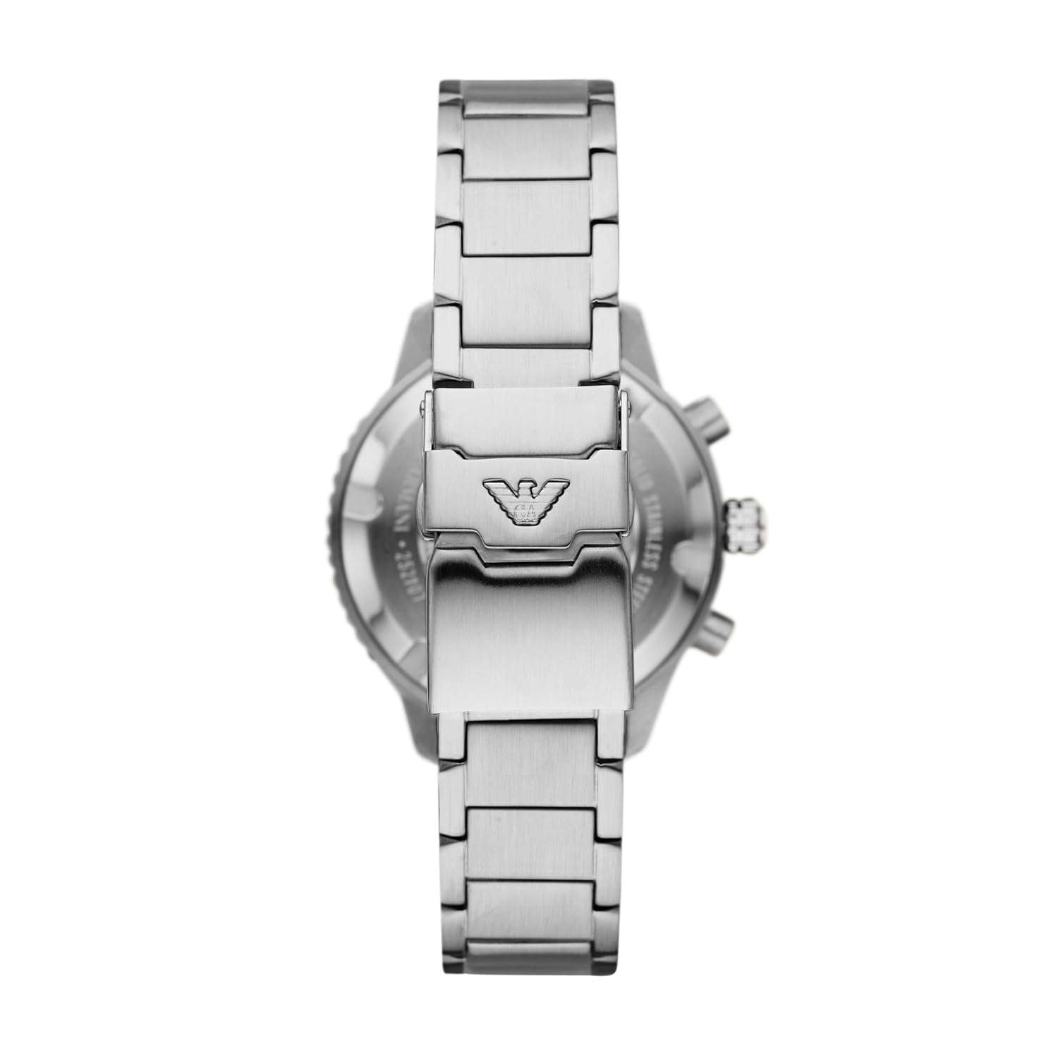 Luxury Emporio Armani Men's Green Dial Analog Stainless Steel Quartz Watch