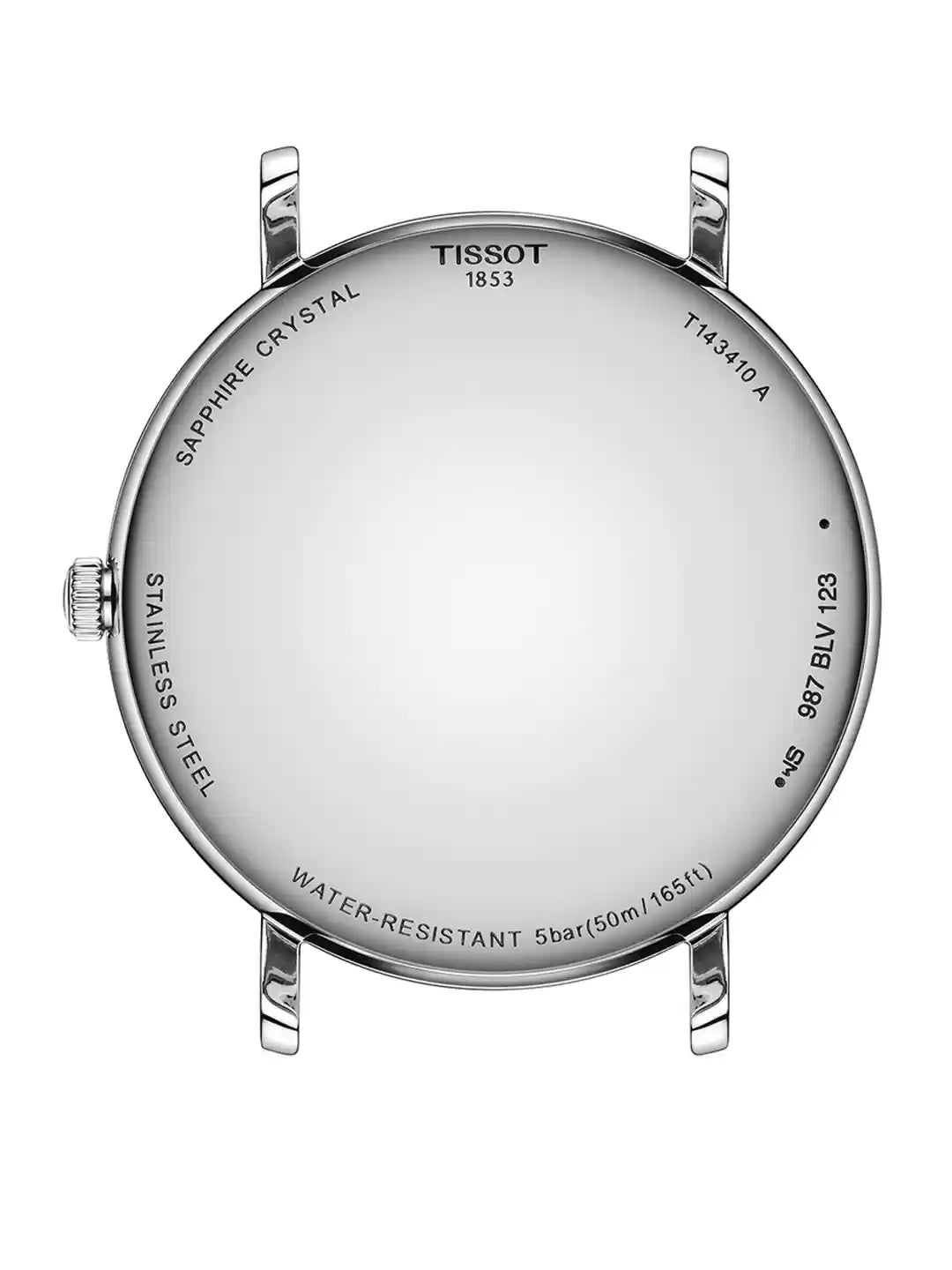 Tissot Men's Classic Analog Watch: Black Leather Strap, White Roman Dial