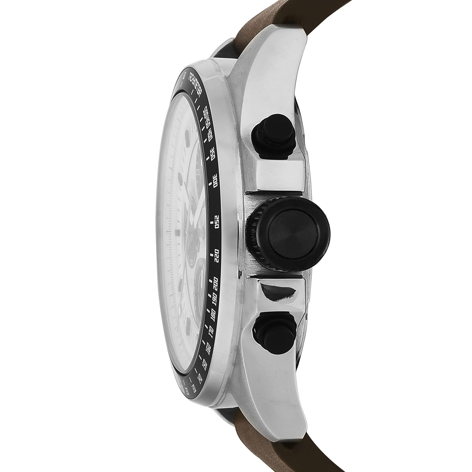 Fossil Decker Chronograph White Dial Brown Leather Men's Watch CH2882