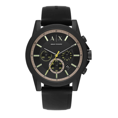 Armani Exchange Analog Black Dial Quartz Watch