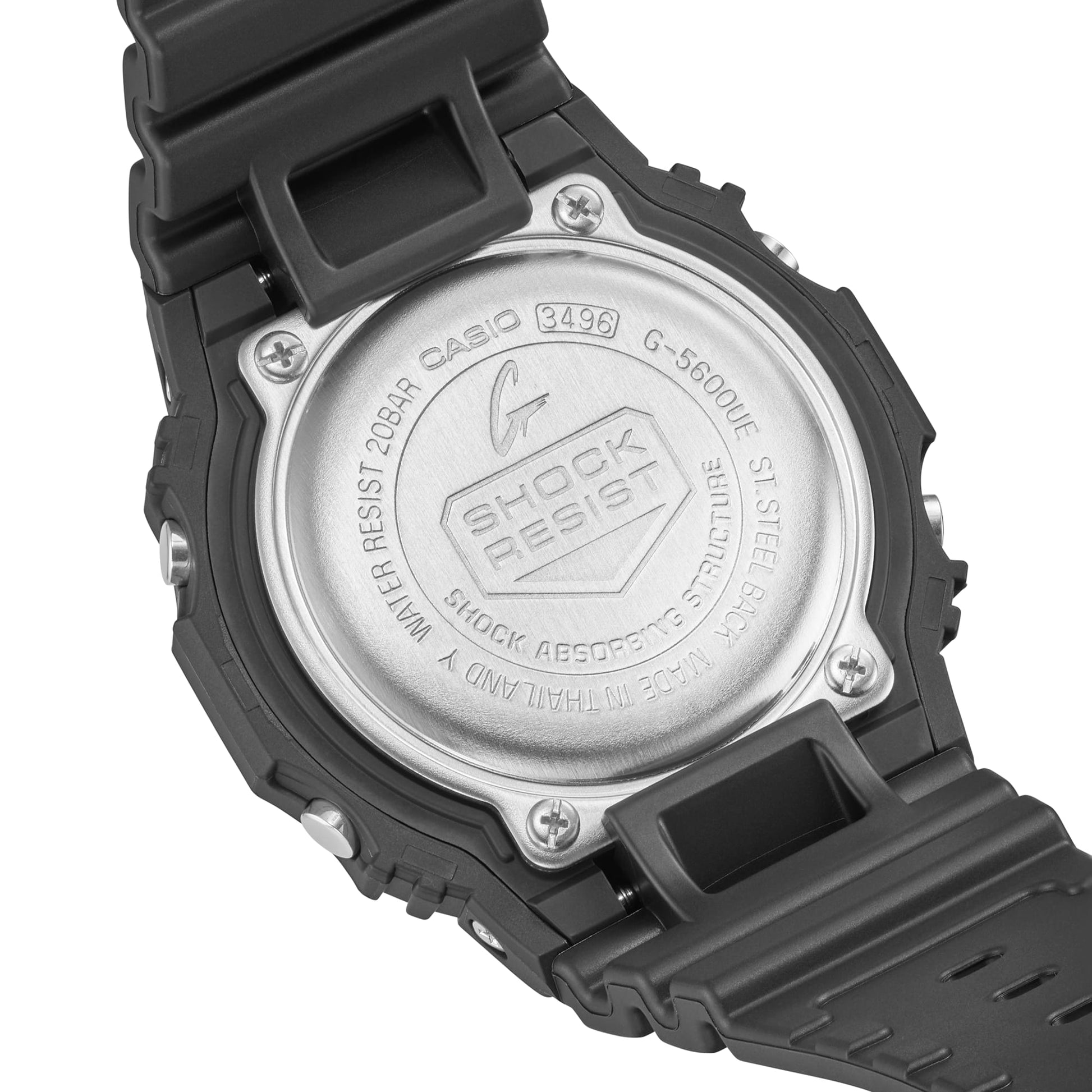 Durable Solar Black G-Shock Watch, Shock Resistant, 200M Water Resistant, Digital Display