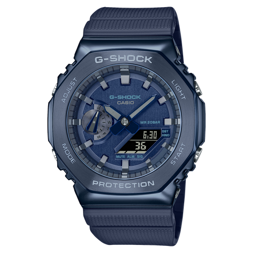 G-SHOCK GM-2100 Series Metal-Clad Octagonal Analog-Digital Shock-Resistant Watch