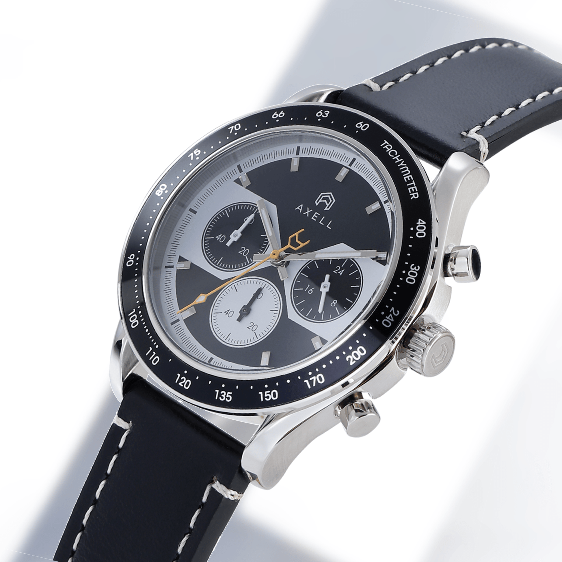 Pitstop Reverse Panda Leather Strap