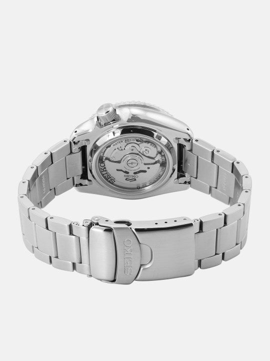 SEIKO 5 Automatic Men's Orange Dial Stainless Steel Dive Watch SRPD59K1