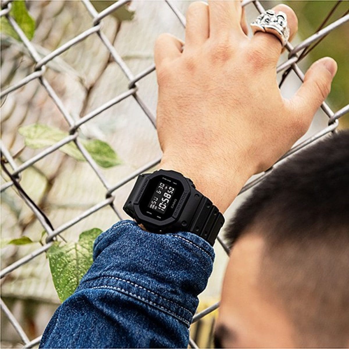 Casio G-Shock DW-5600BB-1 Shock Resistant Digital Watch, Matte Black