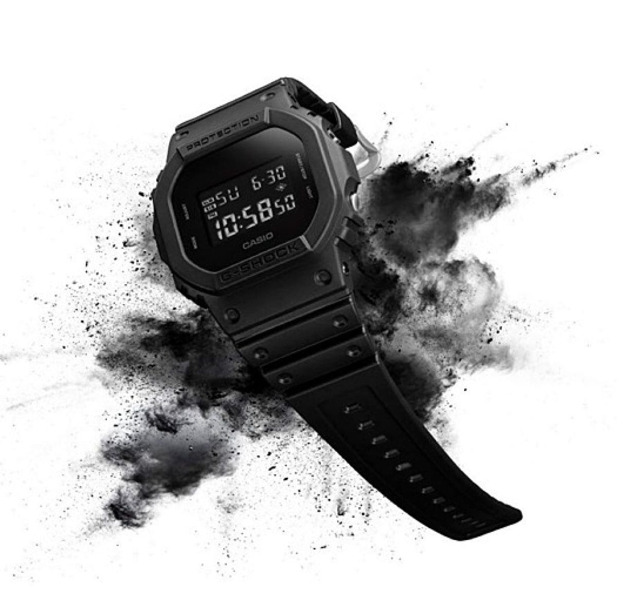 Casio G-Shock DW-5600BB-1 Shock Resistant Digital Watch, Matte Black