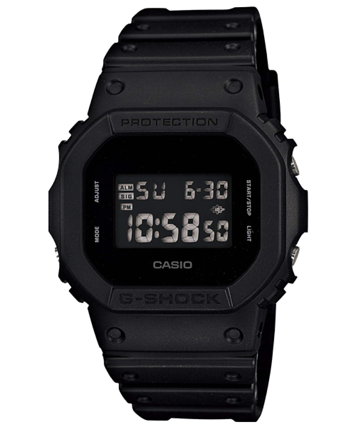 Casio G-Shock DW-5600BB-1 Shock Resistant Digital Watch, Matte Black