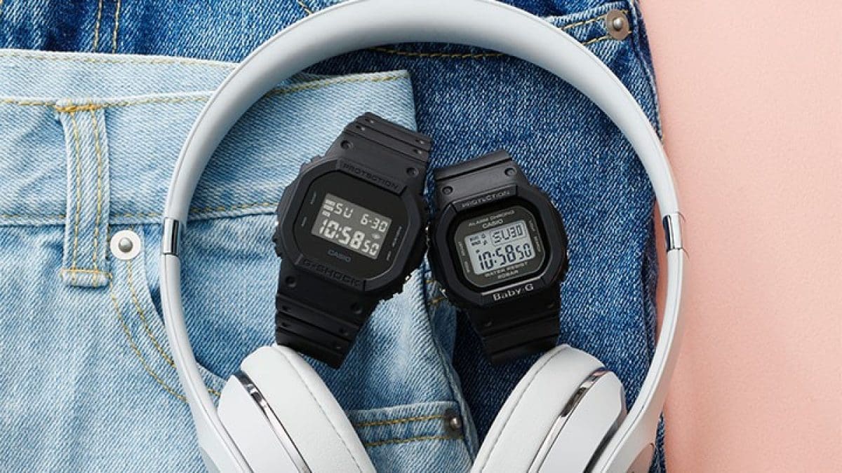 Casio G-Shock DW-5600BB-1 Shock Resistant Digital Watch, Matte Black