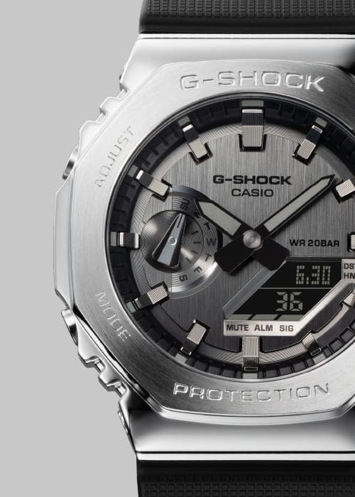 G-SHOCK GM-2100 Series Metal-Clad Octagonal Analog-Digital Shock-Resistant Watch