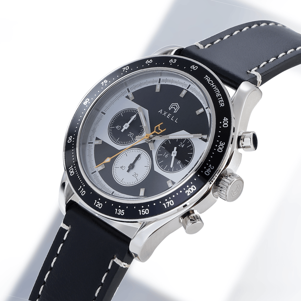 Pitstop Reverse Panda Leather Strap