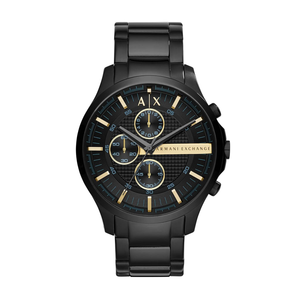 Armani Exchange Stainless Steel Analog Black Dial