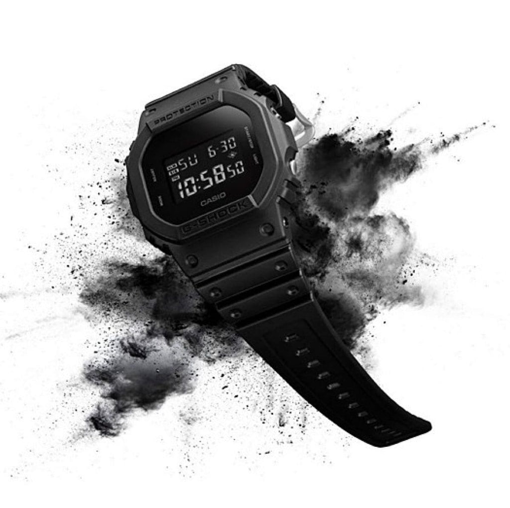 Casio G-Shock DW-5600BB-1 Shock Resistant Digital Watch, Matte Black