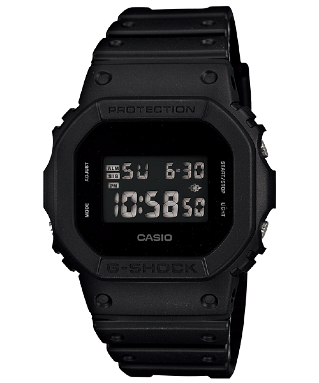 Casio G-Shock DW-5600BB-1 Shock Resistant Digital Watch, Matte Black