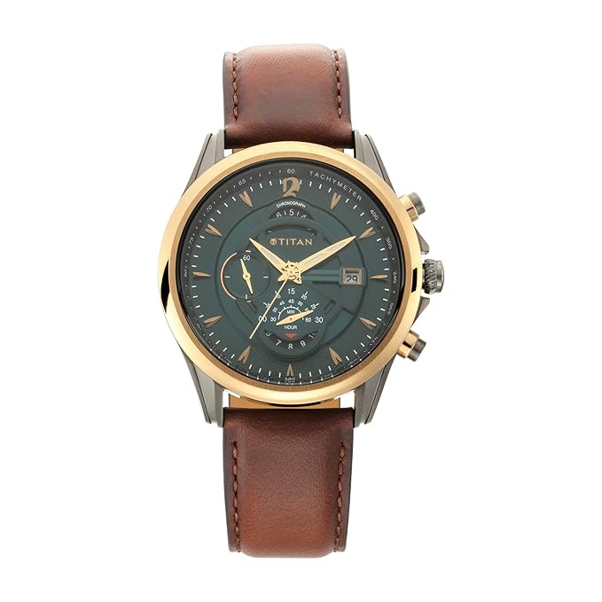 Titan Maritime Analog Green Dial